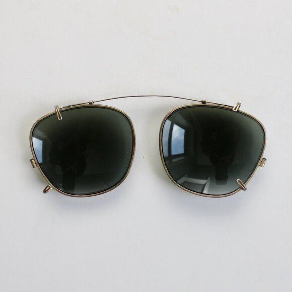 Ray Ban Bausch & Lomb 48 Vintage 60s Snap on Sun Glasses - Picture 2 of 3